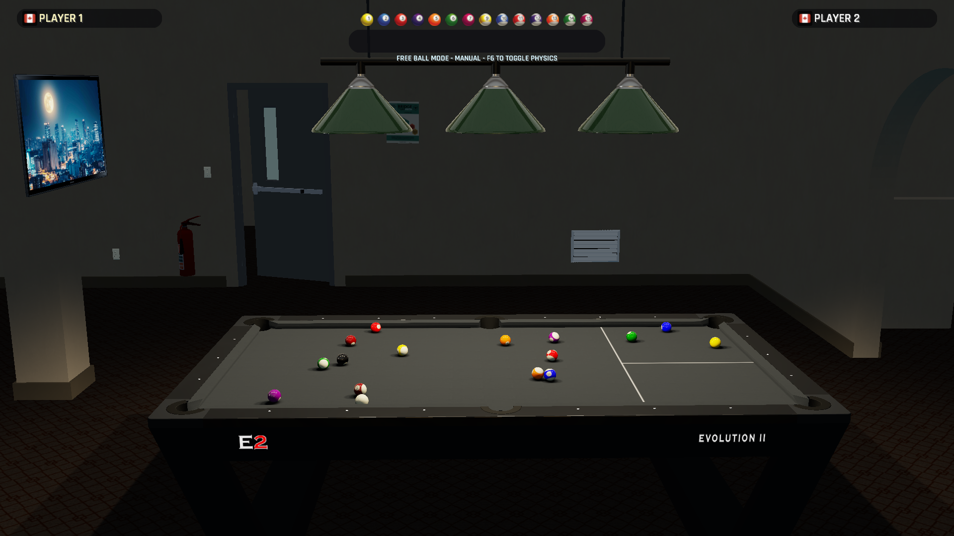 Cue Circuit Modern table, Charcoal Black